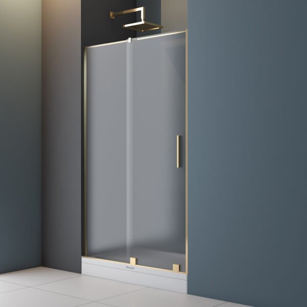 90*110 MOON 1S-1H KABIN H:190 6MM GOLD SEFFAF