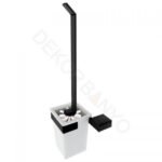 SS304 Black - Toilet Brush Holder