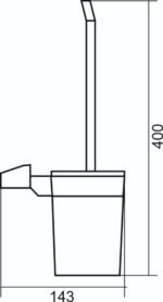 Kuvars - Toilet Brush Holder (K70 6009) - Image 3