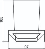SS304 Black - Toothbrush Holder (SS304 5023 04) - Image 3