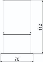 SS304 Black - Toothbrush Holder (SS304 5023 01 04) - Image 3