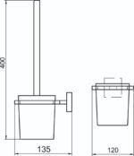 Elegancia - Toilet Brush Holder - Image 3