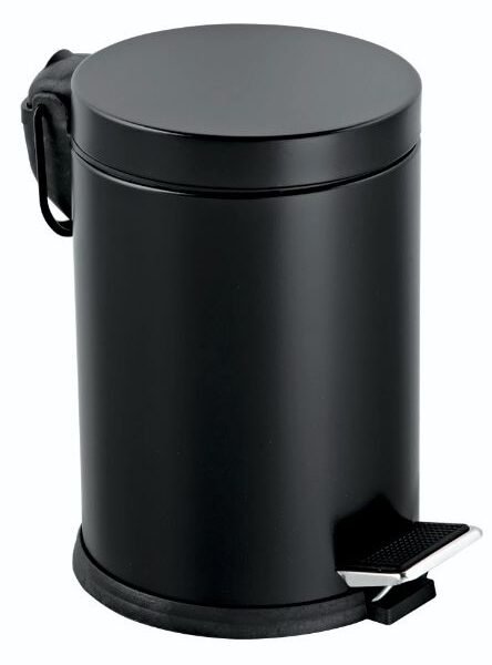 Alina Black - 5 Litre Pedallı Kova