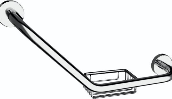 Angled Grab bar with Wire Basket (2002)