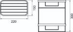 Double Wire Basket - Rectangle (3007 02 01) - Image 4