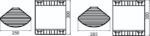 Double Oval Wire Basket - Triangle (3024) - Image 4