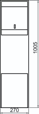 WC Combi Unit - Surface Mounted (6012 05) - Image 3