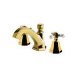 Hexa Üç Delikli Lavabo Bataryası Altın 104578