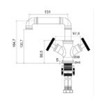 Victory Lavabo Bataryası Siyah 105521 - Image 2