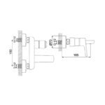 Newart Aplike Lavabo Bataryası 150551 - Image 2