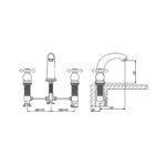 Nostalgic 3 Delikli Lavabo Bataryası 290561 - Image 2