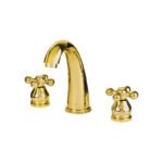 Nostalgic 3 Delikli Lavabo Bataryası Altın 290661