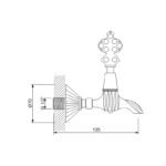 Nostalgic Osmanlı Musluk Eskitme Bronz 290712 - Image 2