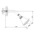 Ufo Duvardan Ayarlı Duş Başlığı 470491 - Image 2