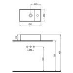 Minline Tezgah Üstü Lavabo 508025 (MNL.L.025) - Image 2