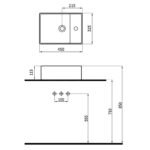 Minline Tezgah Üstü Lavabo 508035 (MNL.L.035) - Image 2