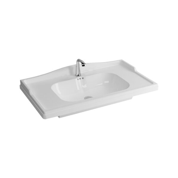 Elite Tek Delikli Etajerli Lavabo 509080 (ELT.L080)