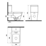 Loft Duvara Sıfır Klozet 5822 (LOF.K022) - Image 2