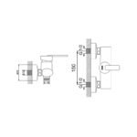 Premium Duş Bataryası 832041 - Image 2