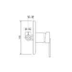 Premium Ankastre Duş Bataryası 832121 - Image 2