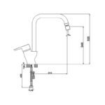 Energy Döner Perlatörlü Evye Bataryası 891881D - Image 2