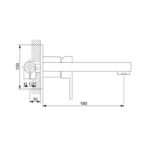Aqua Ankastre Lavabo Bataryası 941571 - Image 2