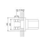 Aqua Stop Valf PPRC Gövdeli Siyah 941632B - Image 2