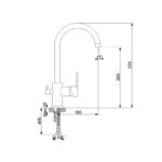 Domino Arıtma Su Girişli Evye Bataryası 971589 - Image 2