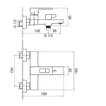 VS-3183 Quatro Shiny Gold Rain Mix Set - Image 2