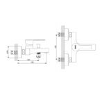 Fun Banyo Bataryası Krom 831511 - Image 2