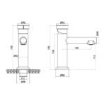 Milan Lavabo Bataryası Krom 848521 - Image 2