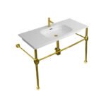 Natural Krom Ayaklı Lavabo (NAT.A080 - NAT.A100 - NAT.A120) - Image 3