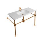 Natural Krom Ayaklı Lavabo (NAT.A080 - NAT.A100 - NAT.A120) - Image 2