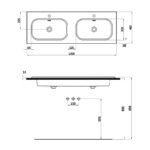 Natural Lavabo Çift Hazne 504121 - Image 2