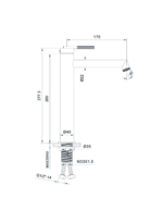 Opera Çanak Lavabo Bataryası Krom 985001 - Image 2