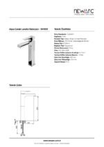 Aqua Çanak Tipi Lavabo Bataryası 941001 - Image 3