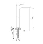 Aqua Çanak Tip Lavabo Bataryası Altın 941008 - Image 2