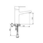 Domino Yüksek Lavabo Bataryası 971525 - Image 2