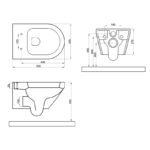 Nero Rimless Asma Klozet 3826 - Image 2