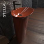 Stella Tabandan Lavabo Parlak Turuncu STE.L.085O - Image 3