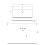 Power Lavabo 4802 POW.L.075 - Image 2