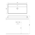 Power Lavabo 4803 POW.L.090 - Image 2