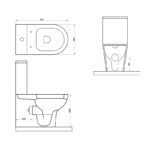 Royal Duvara Sıfır Rimless Klozet 6822 ROY.K.022 - Image 2