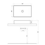 Silver tezgah üstü Lavabo 5012 - Image 2