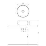 Sonic tezgah üstü Lavabo ART.L.004 - Image 2