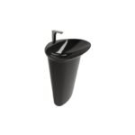 Stella Tabandan Lavabo Parlak Siyah STE.L.085B