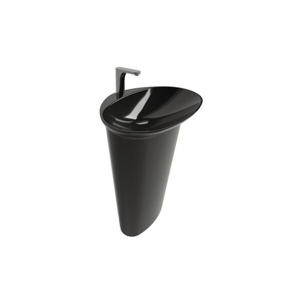 Stella Tabandan Lavabo Parlak Siyah STE.L.085B